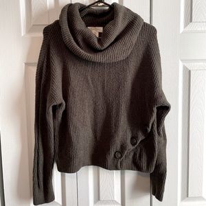 Sage green cowl neck sweater